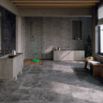 S182UniqueBleu-Antracite-Noble-Ancienne-Roulle-Renversee-Amb-Bagno
